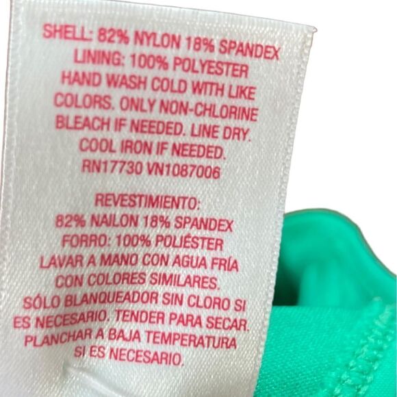 Xhilaration Green Juniors Bikini Swim Top, Size XS, NWT - Picture 10 of 10